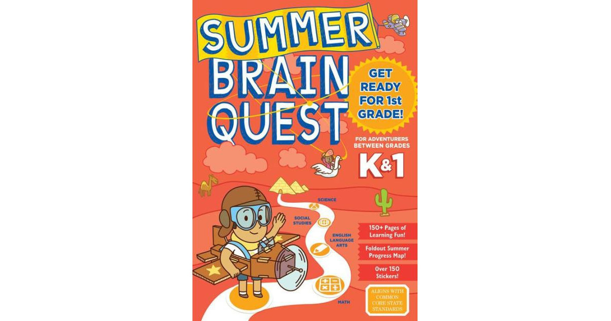 Summer Brain Quest: Between Grades K & 1 by Workman Publishing | Macy's