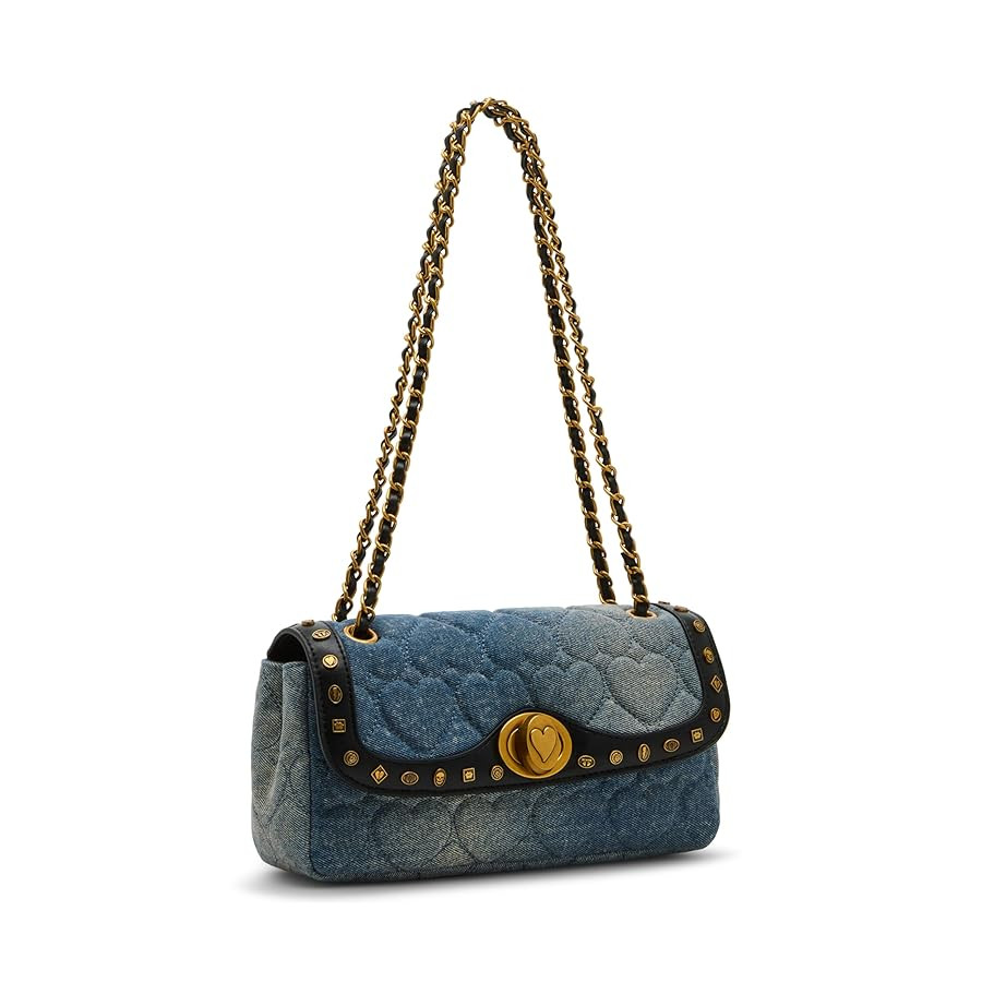 Betsey Johnson Icon Hearts Flap Bag | Amazon (US)