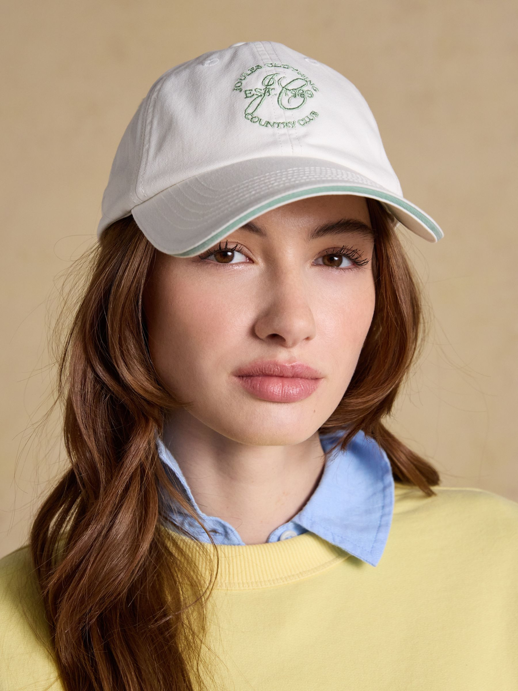 Daley White Baseball Cap | Joules | Joules