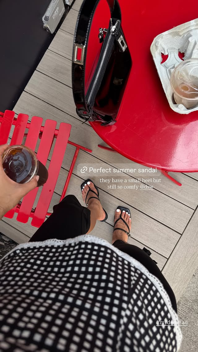 Perfect summer sandal🤍 They have a small hell but still so comfy 

 #LTKSeasonal #LTKStyleTip #LTKShoeCrush