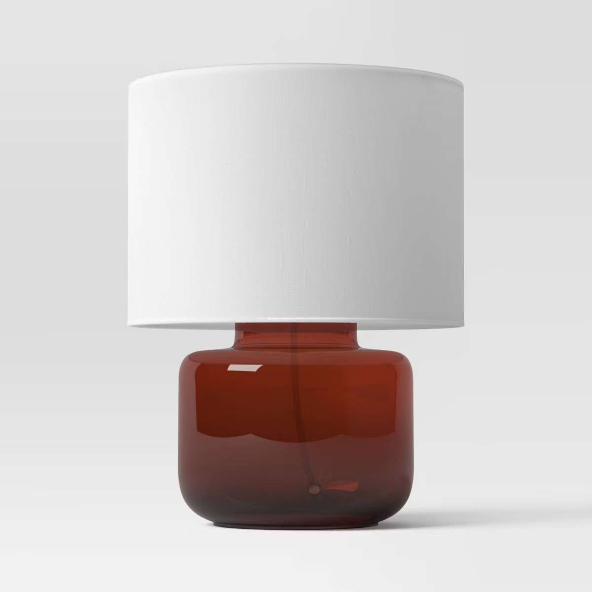 Amber Glass Table Lamp Brown - Threshold™ | Target
