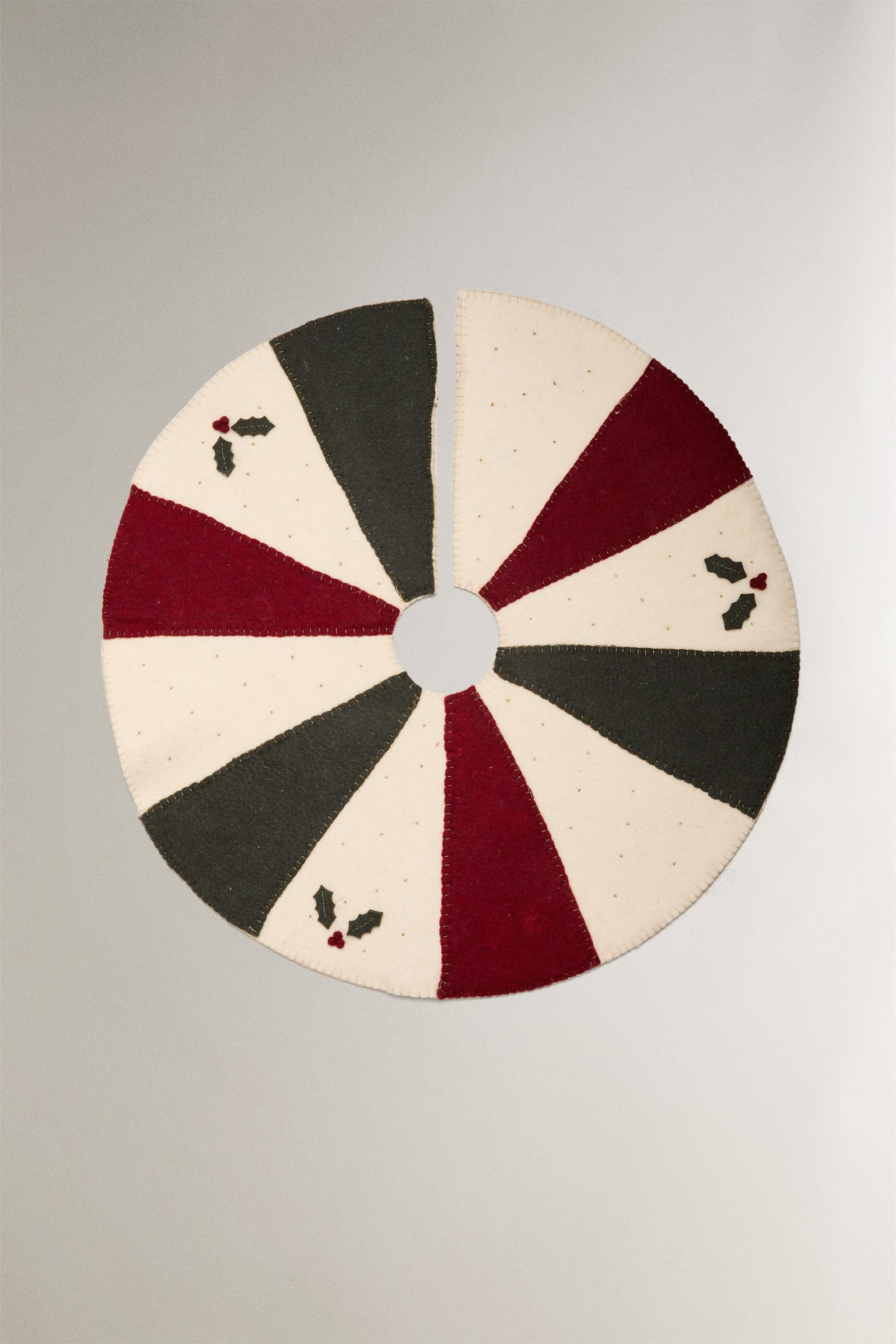 WOOL CHRISTMAS TREE BASE ORNAMENT | Zara US