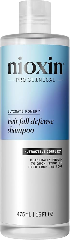 Nioxin Hair Fall Defense Shampoo | Activates Hair Follicles for Visibly Less Hair Loss| With Laur... | Amazon (US)