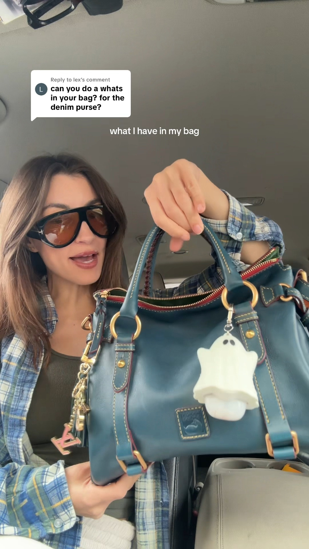 The DENIM color of this bag is back in stock, in the large size only!!! Mine is the regular size, so slightly smaller. Run, don’t walk! 