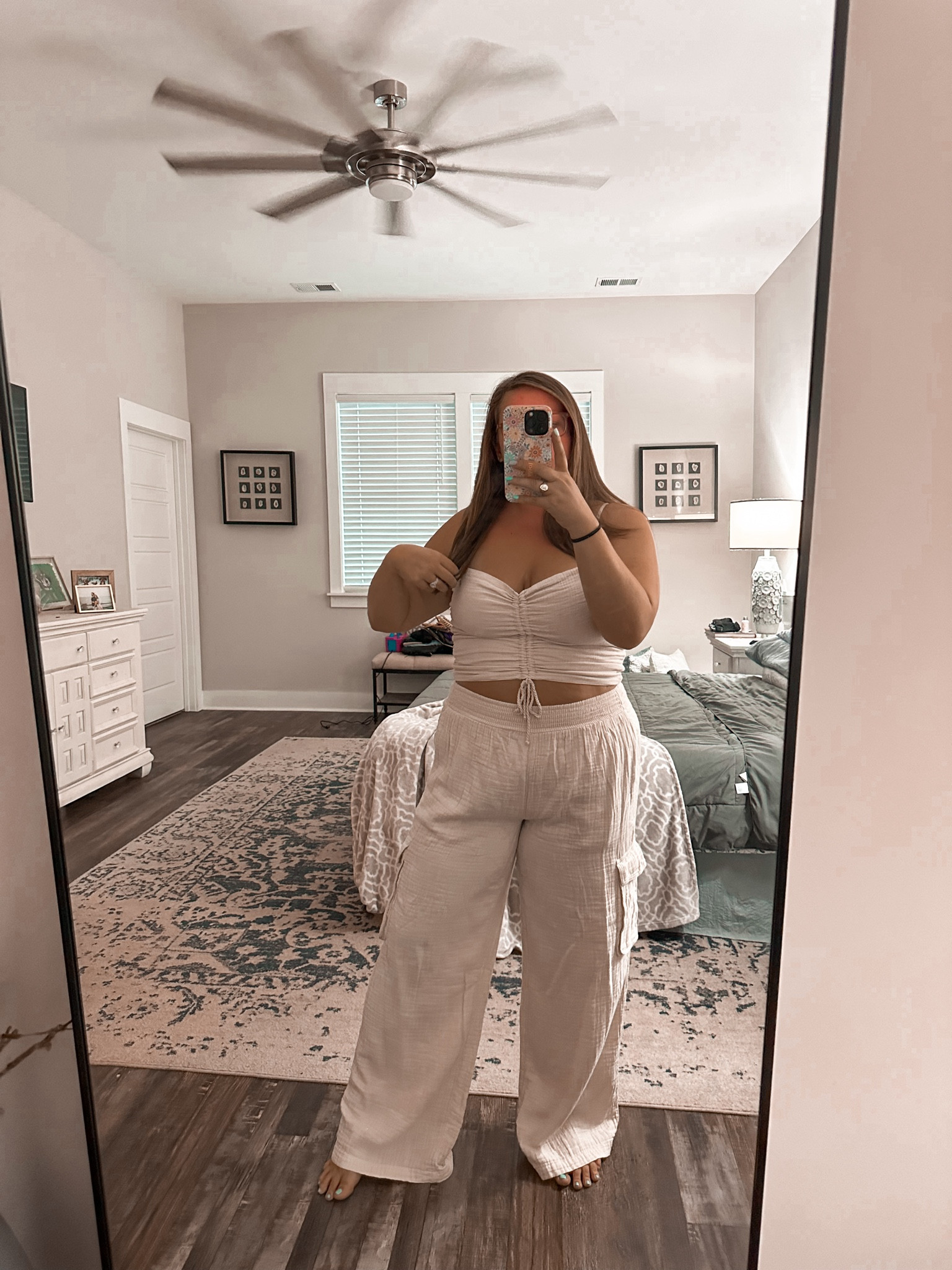 XL in top 
M in bottoms (previous post I’m in a Large) 

#LTKFindsUnder50 #LTKSaleAlert #LTKMidsize