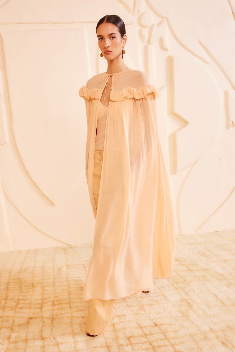 Mirelle Cape - Peony | Ulla Johnson