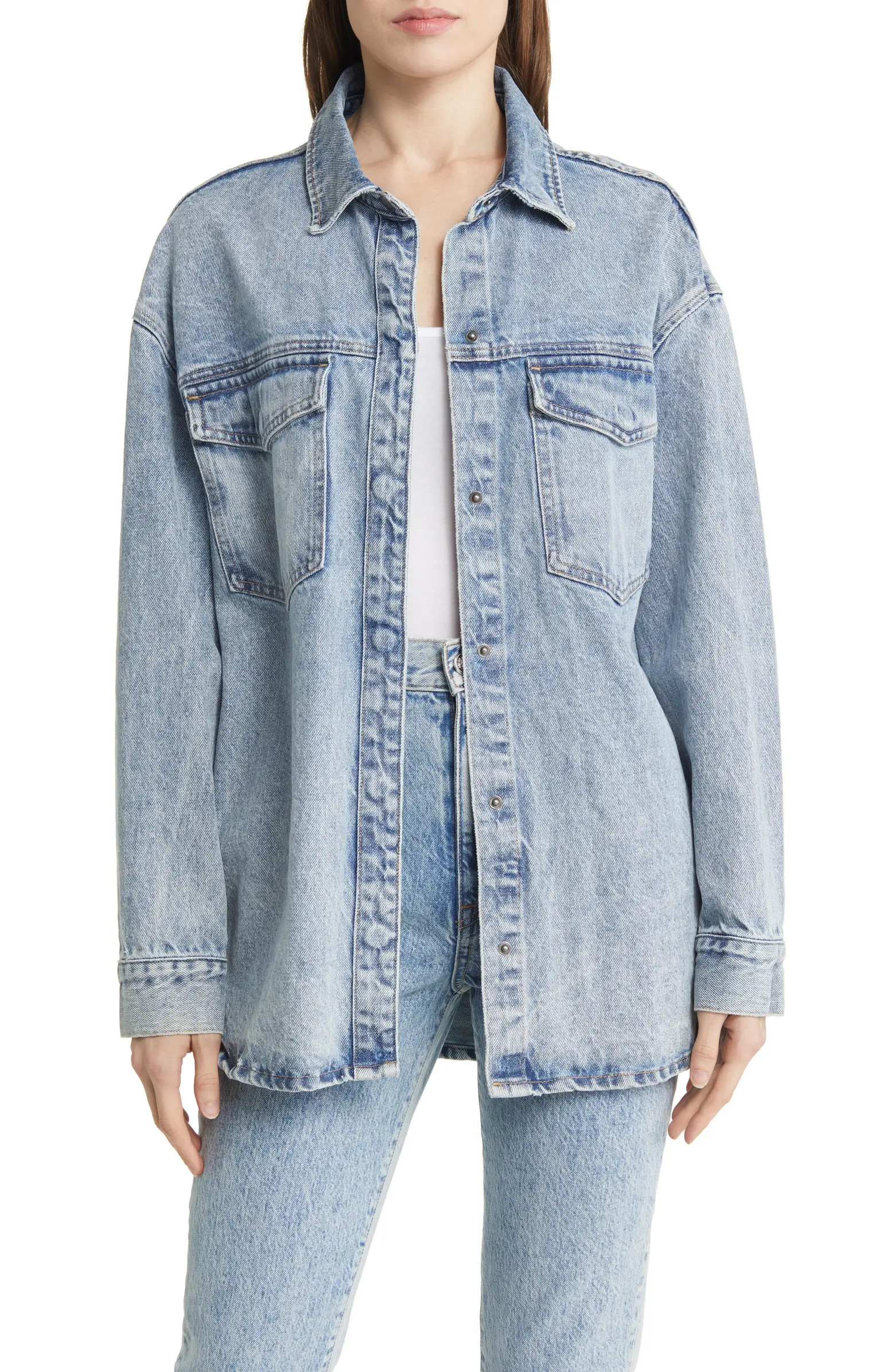 Pistola Mille Oversize Denim Shirt Jacket | Nordstrom | Nordstrom