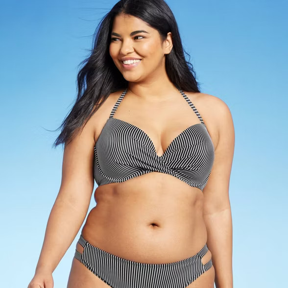 Women's Lightly Lined Twist-Front Bikini Top - Shade & Shore™ | Target