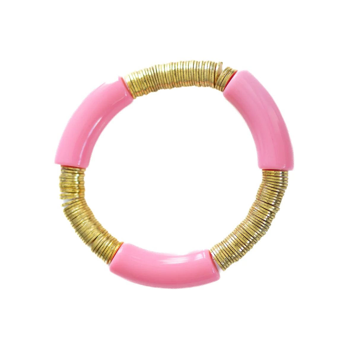 The Pink and Gold Cormier | Cocos Beads and Co