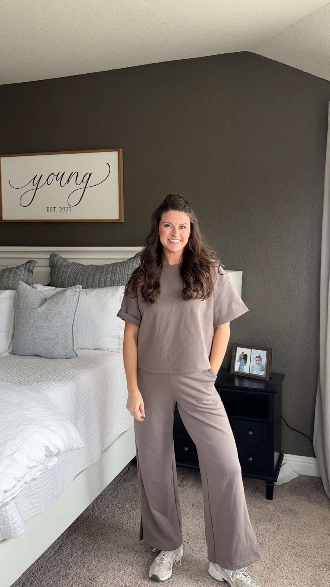 This Target set is a MUST have! ✨ Versatile and such a good neautral staple to style a million different ways. 

Wearing TTS! Bump friendly but defiantly something I'll be grabbing postpartum too! 🫶🏼 

 #LTKootd #LTKmomlife #LTKBump