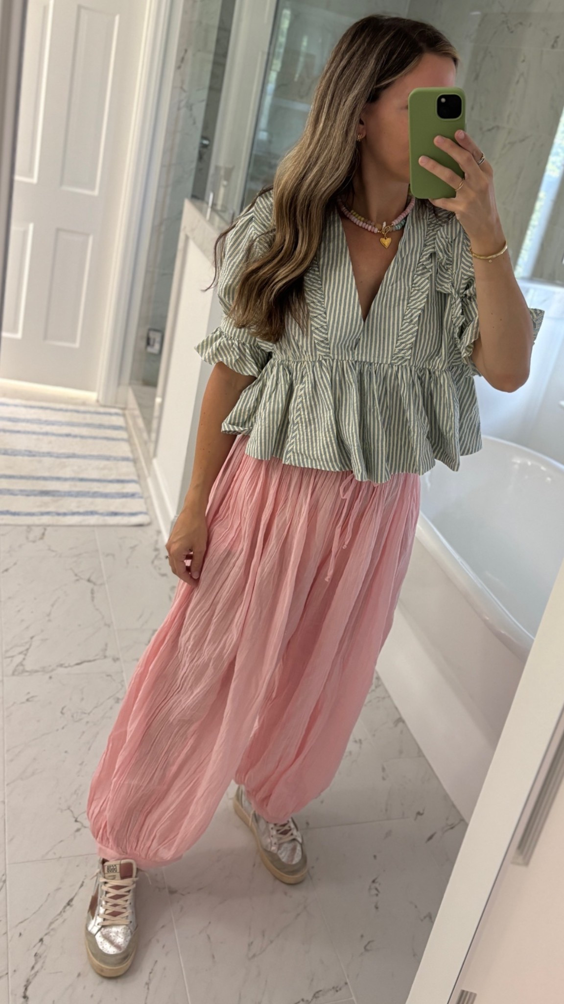 Team non-maternity wear at all costs 😂 Wearing a small in both! ✨

#LTKBump #LTKmomlife #LTKootd