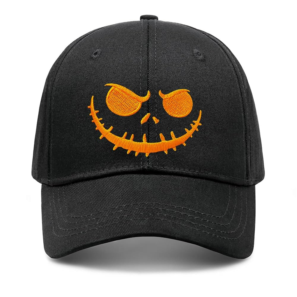 Halloween Trucker Hat for Men and Women, Halloween Embroidered Baseball Hats Adjustable Washable ... | Amazon (US)