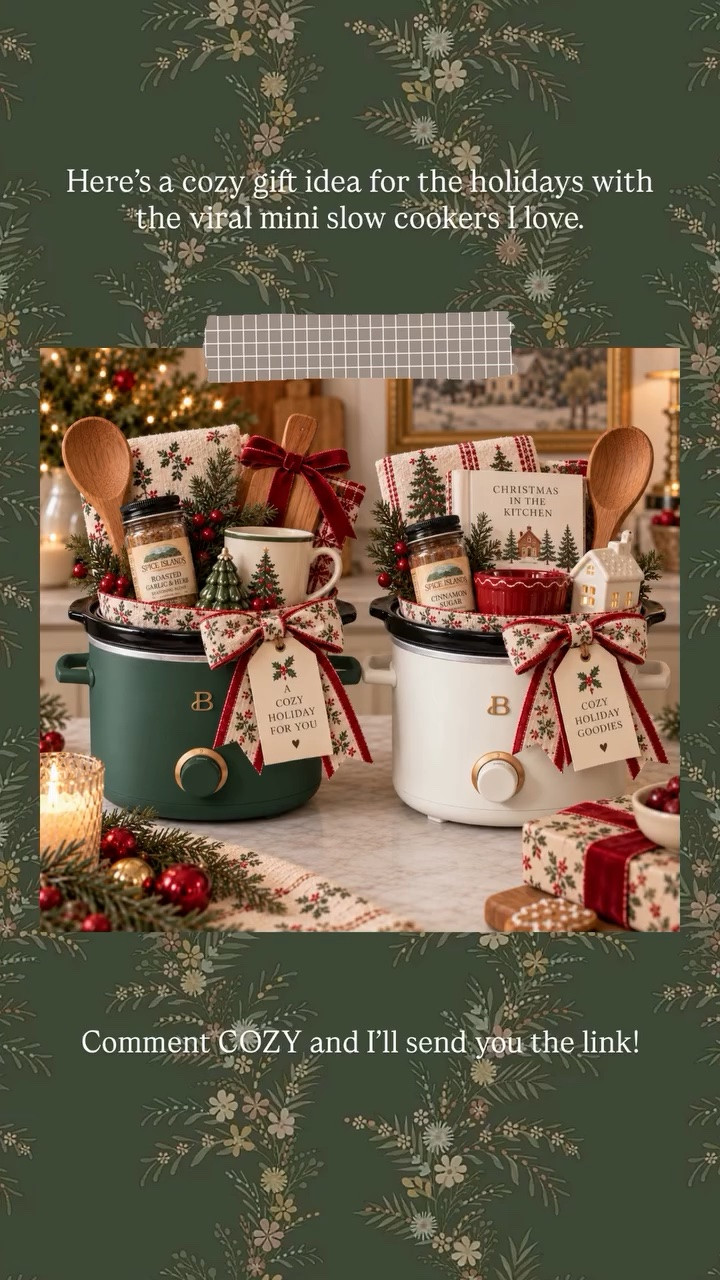 Here’s a cozy gift idea for the holidays with the viral mini slow cookers I love. #walmart #giftidea

#LTKHome #LTKSeasonal