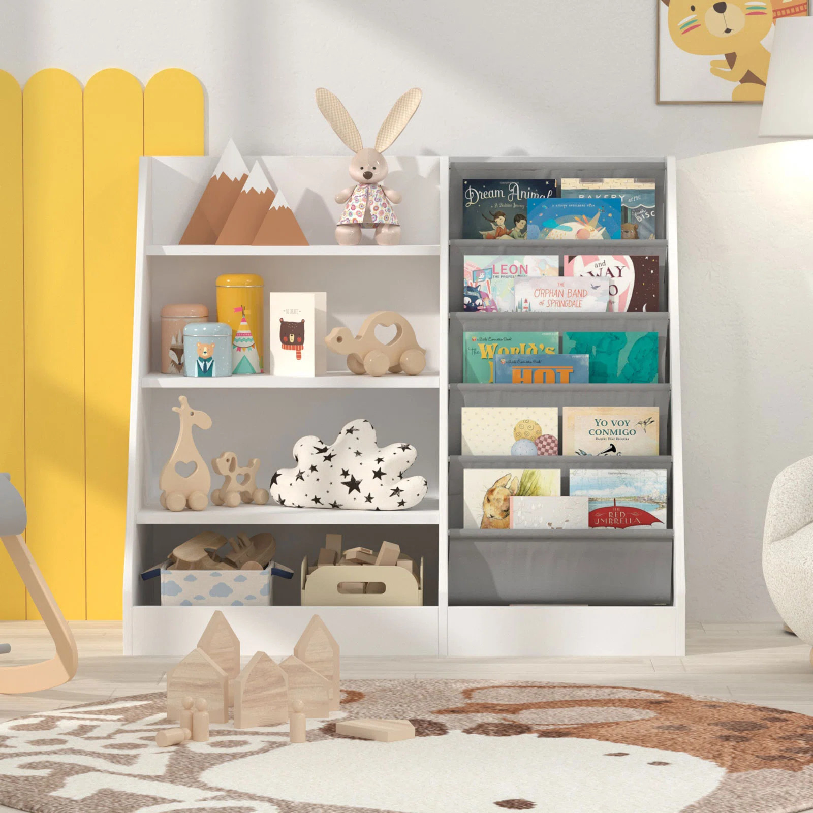 Maggiorina Kids Standard Bookcase, Storage Book Rack, Organizer Cabinet, Book Display | Wayfair North America