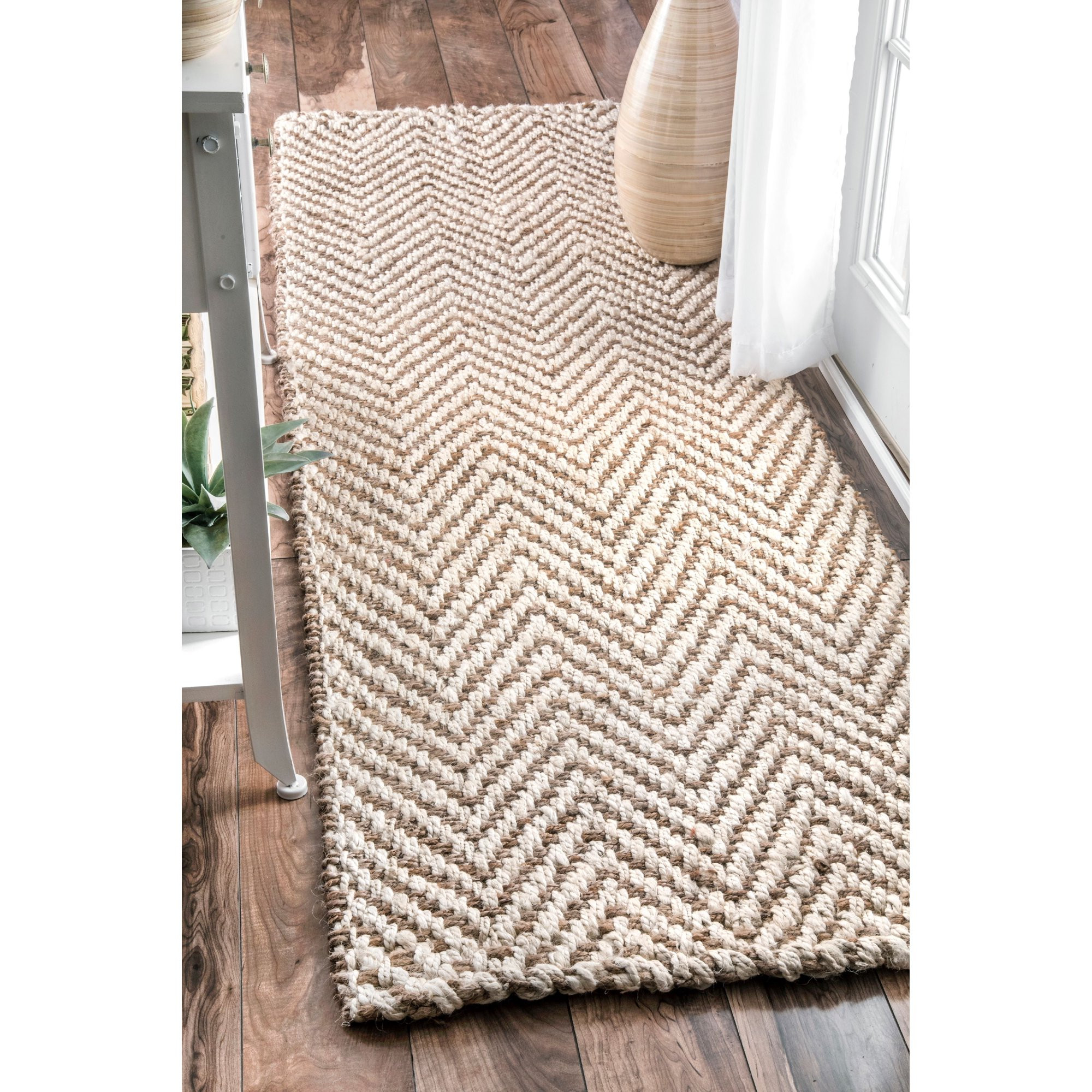 nuLOOM Vania Chevron Jute Area Rug | Walmart (US)