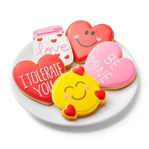 Valentine's Day Sugar Cookies - 16.93oz/8ct - Favorite Day™ | Target