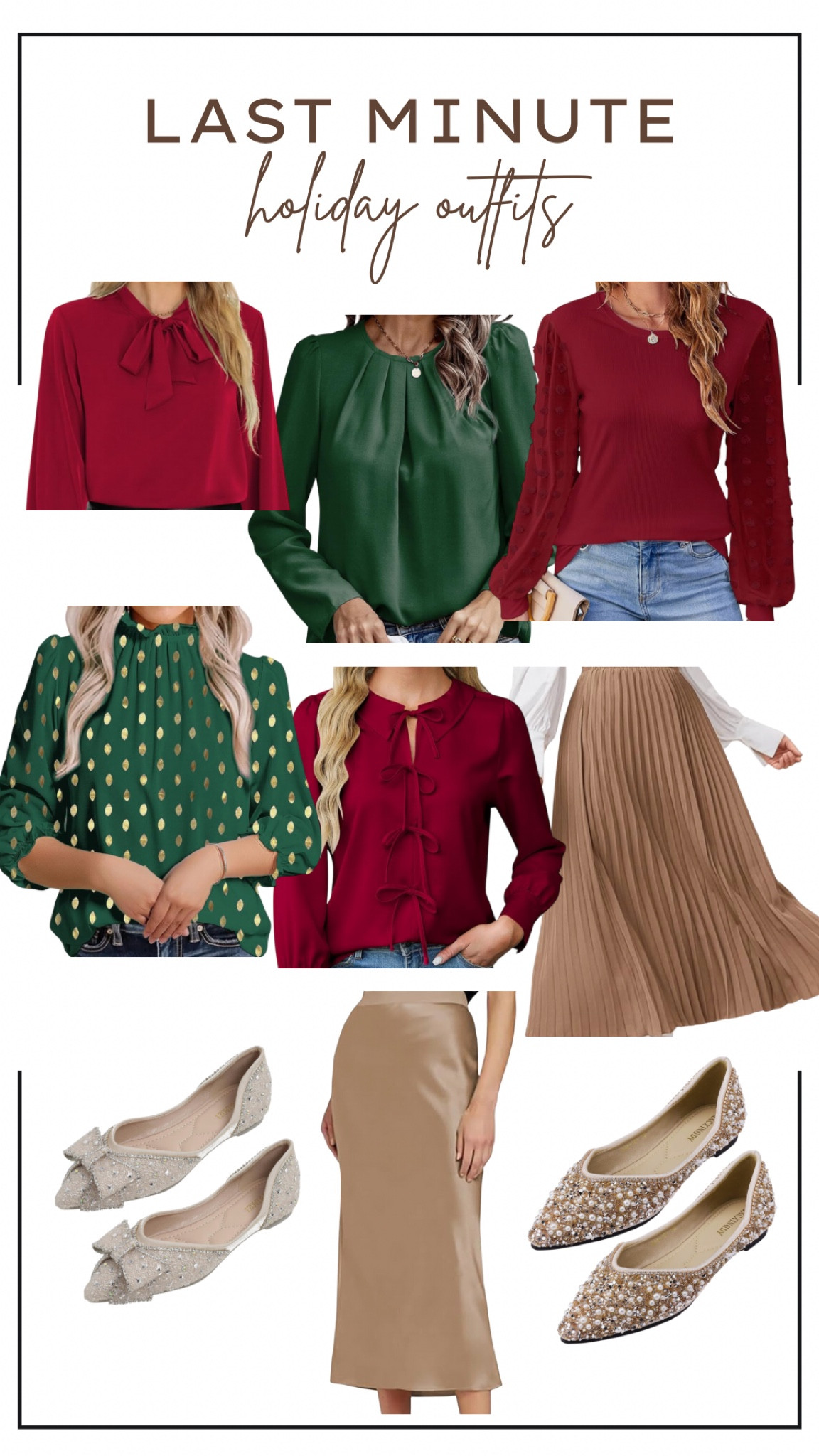 Last minute holiday outfits from amazon! 

#LTKWorkwear #LTKStyleTip #LTKHoliday