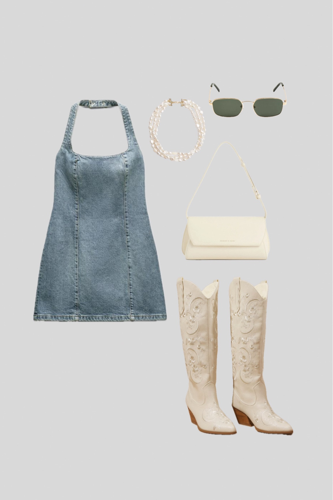 Country concert outfit inspo!🤍 Dress is Zara and necklace is NA-KD!

#LTKstyletip #LTKFestival #LTKSeasonal