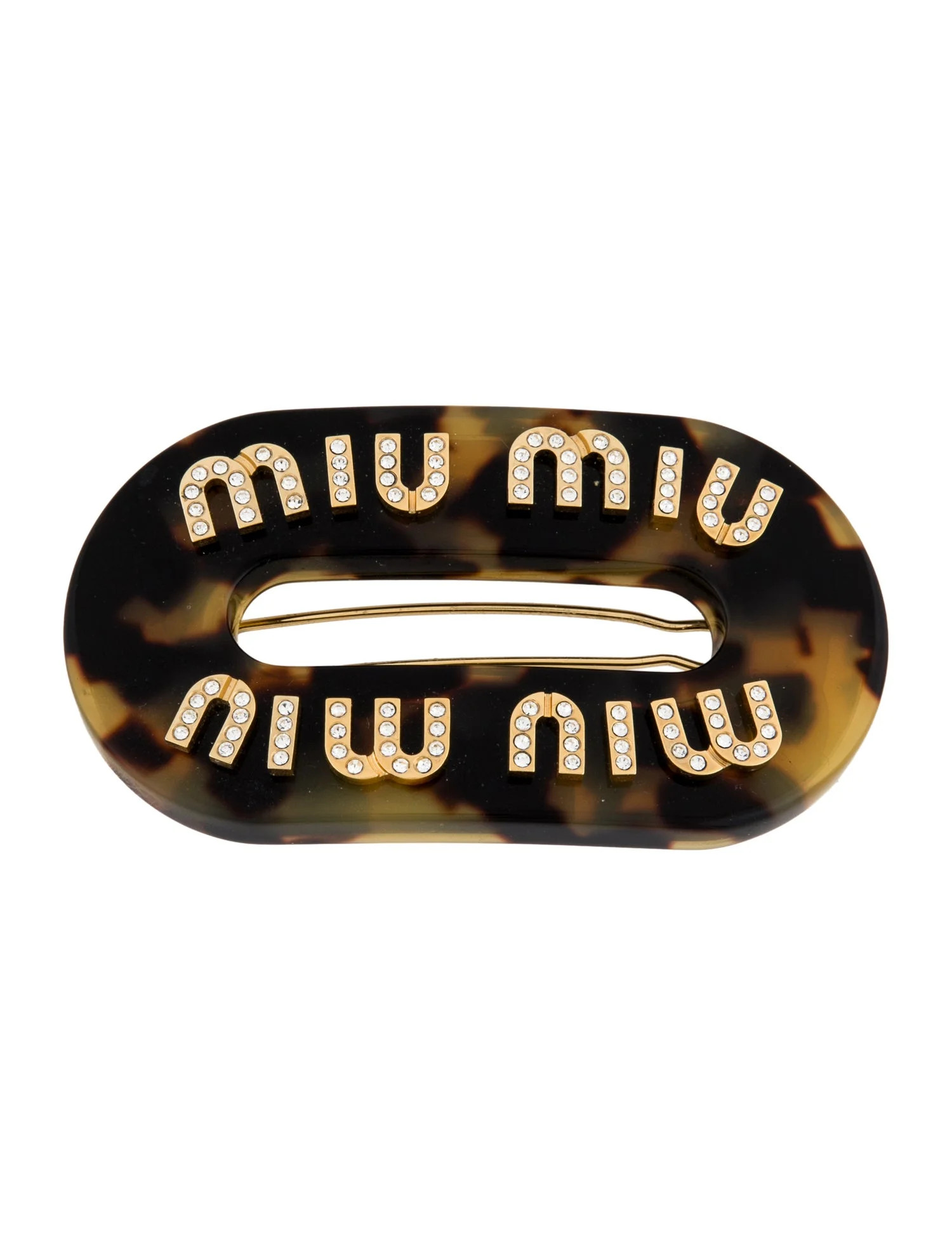 Acetate Gold-Tone Metal Hair Clip | The RealReal