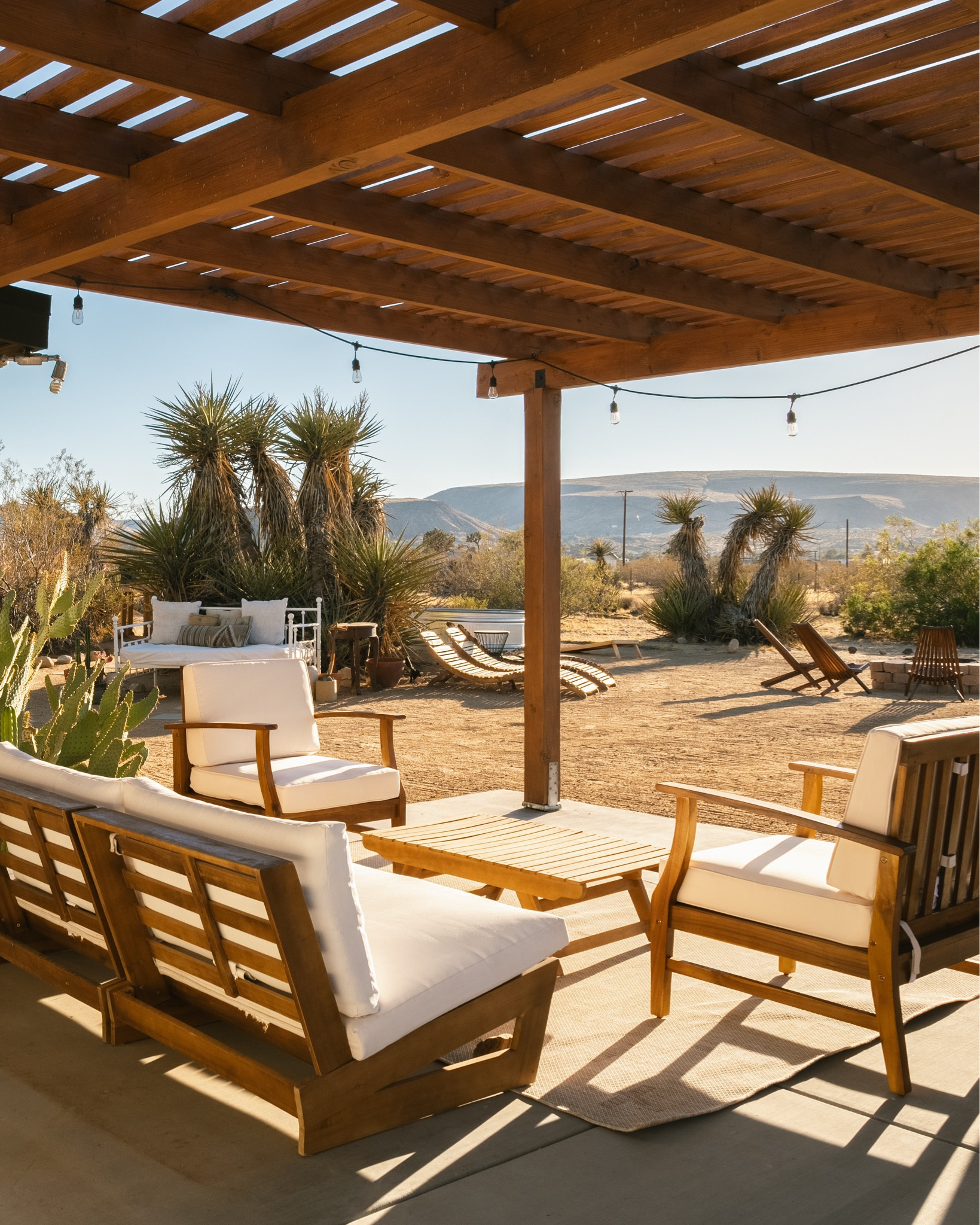 Backyard Furniture at The Seventh Ray House in Joshua Tree, CA 

#LTKHome #LTKTravel