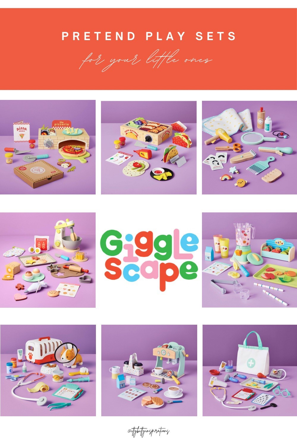 Adorable pretend play sets by @gigglescape @target - cute AND reasonably priced.

#LTKGiftGuide #LTKFindsUnder50 #LTKKids