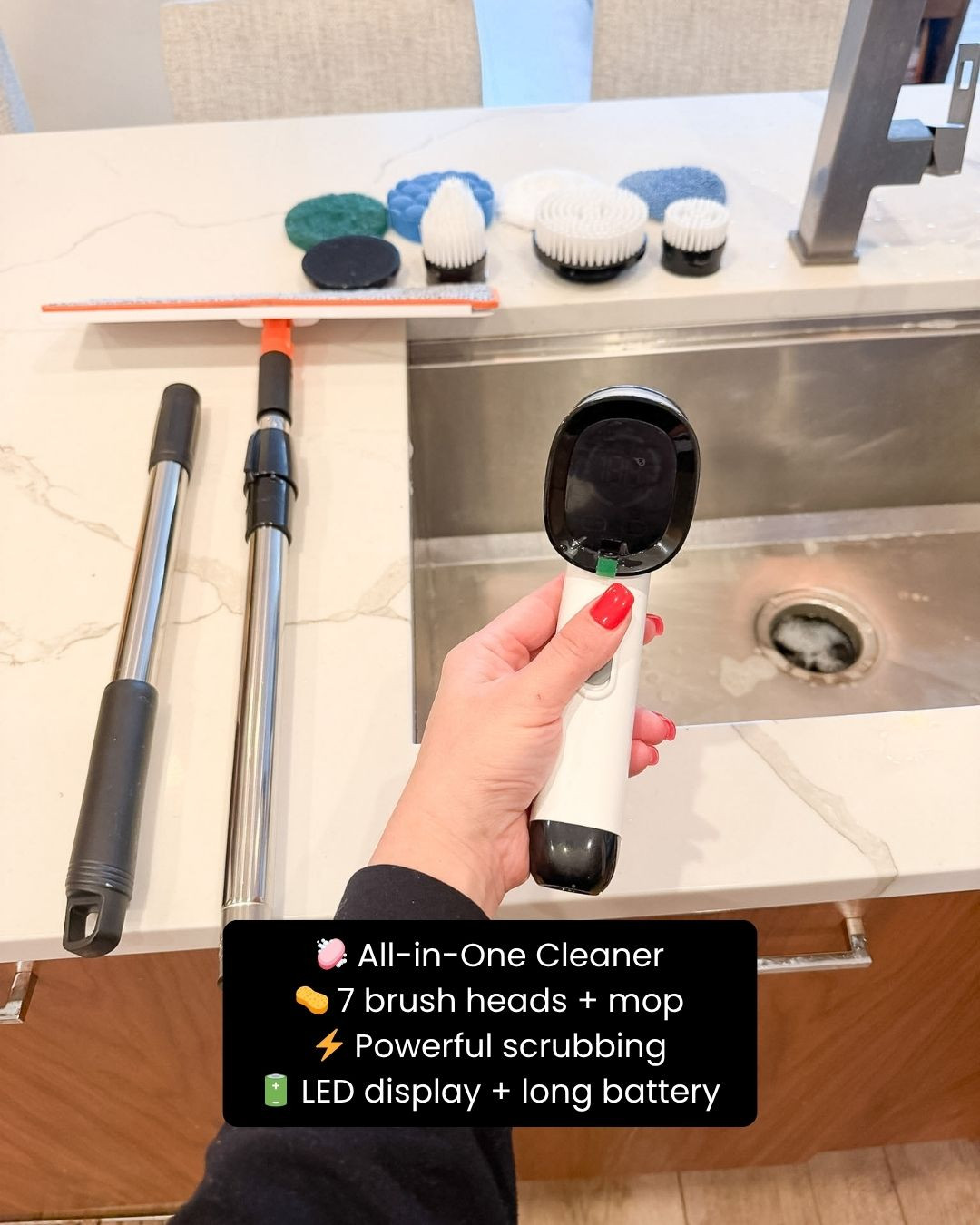 Make cleaning so much easier (and way more satisfying) 🧼✨ with this cordless electric spin scrubber! Designed to do the hard scrubbing for you, it powerfully removes grime, soap scum, and stains without the elbow grease 💖🚿. Perfect for bathrooms, tiles, sinks, and hard-to-reach spots when you want a deep clean in half the time 👀✨. Trust me, this is one cleaning gadget you’ll wish you had sooner 💕

#cleaning #homesolutions #cleanhome #homeessentials #cleaningtips #bathroomcleaning #householdtools #homeupgrade #cleaninghacks #sparklingclean #cleaningmadeeasy #homecare #deepclean #lifestyleupgrade #dailyessentials #cleaningroutine #ltkhhome #ltkfinds #homeinspo #smartcleaning #cleaningtools #musthave #homehacks 

 
