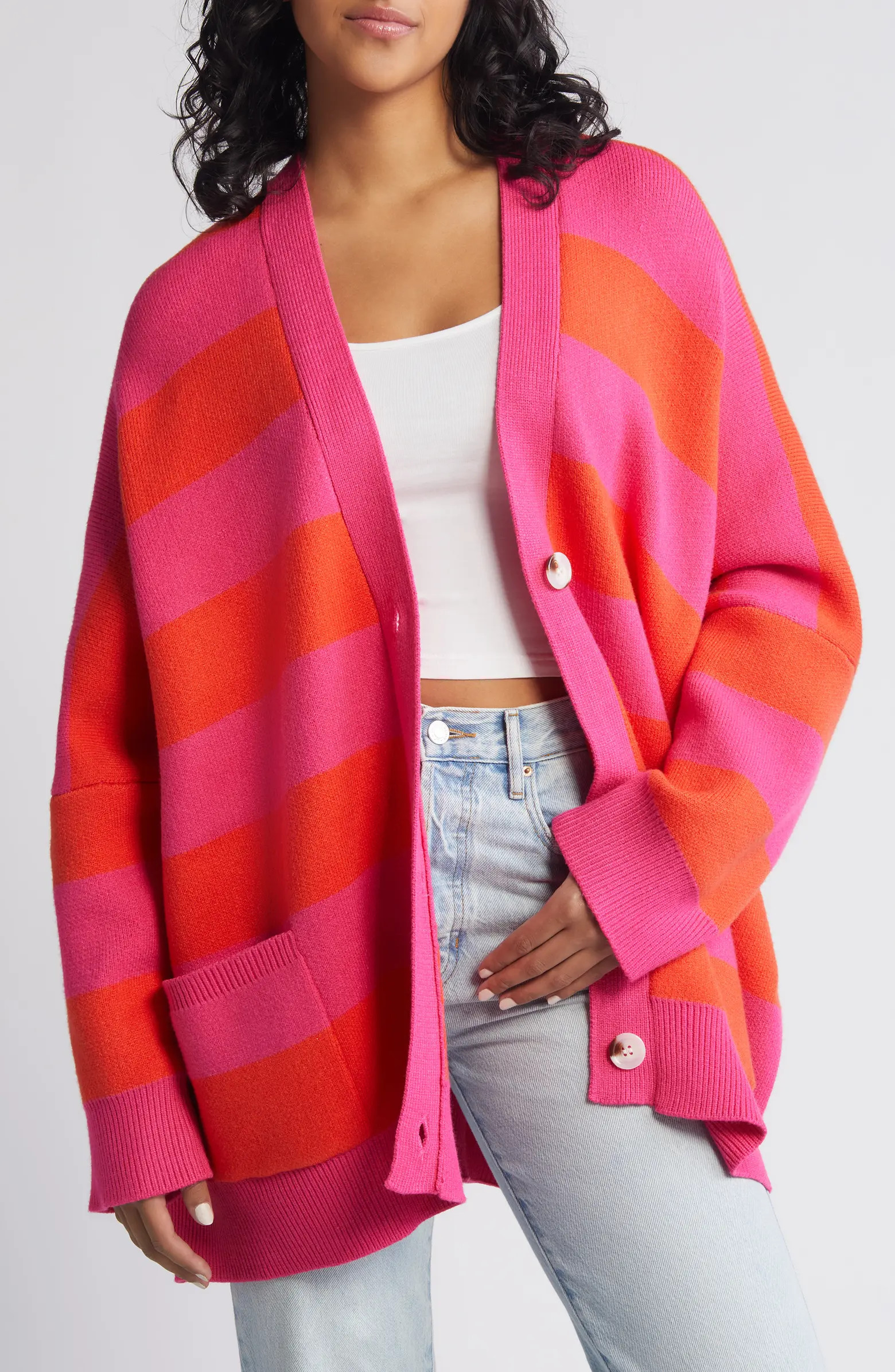 Dressed in Lala Love You Sorbet Stripe Cardigan | Nordstrom | Nordstrom
