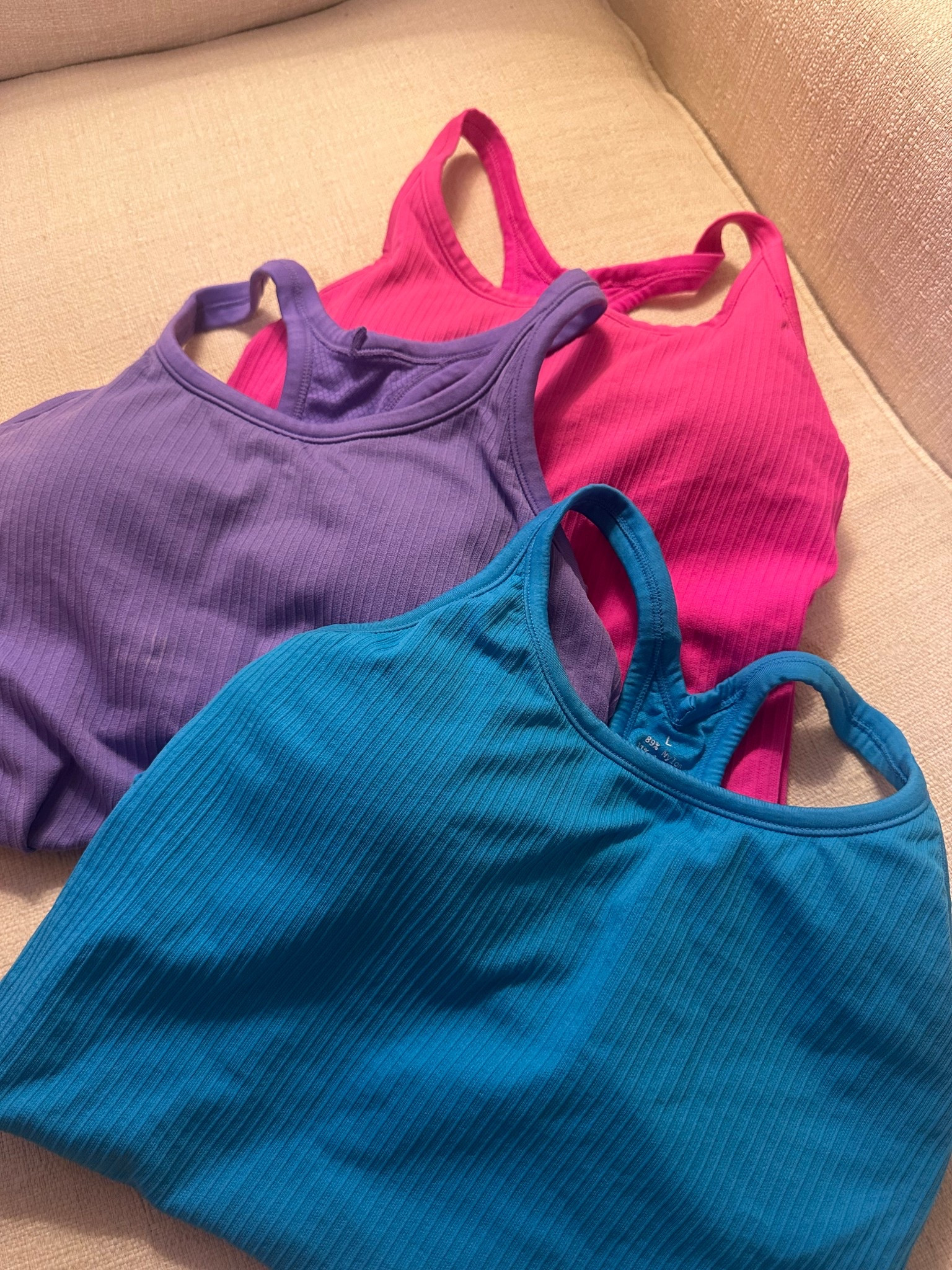 My favorite tanks of all time! I’ve bought these for 3 summers in a row and will continue to repurchase. Built in bra is so nice! A must have for summer. 

#LTKFindsUnder50 #LTKActive #LTKHome