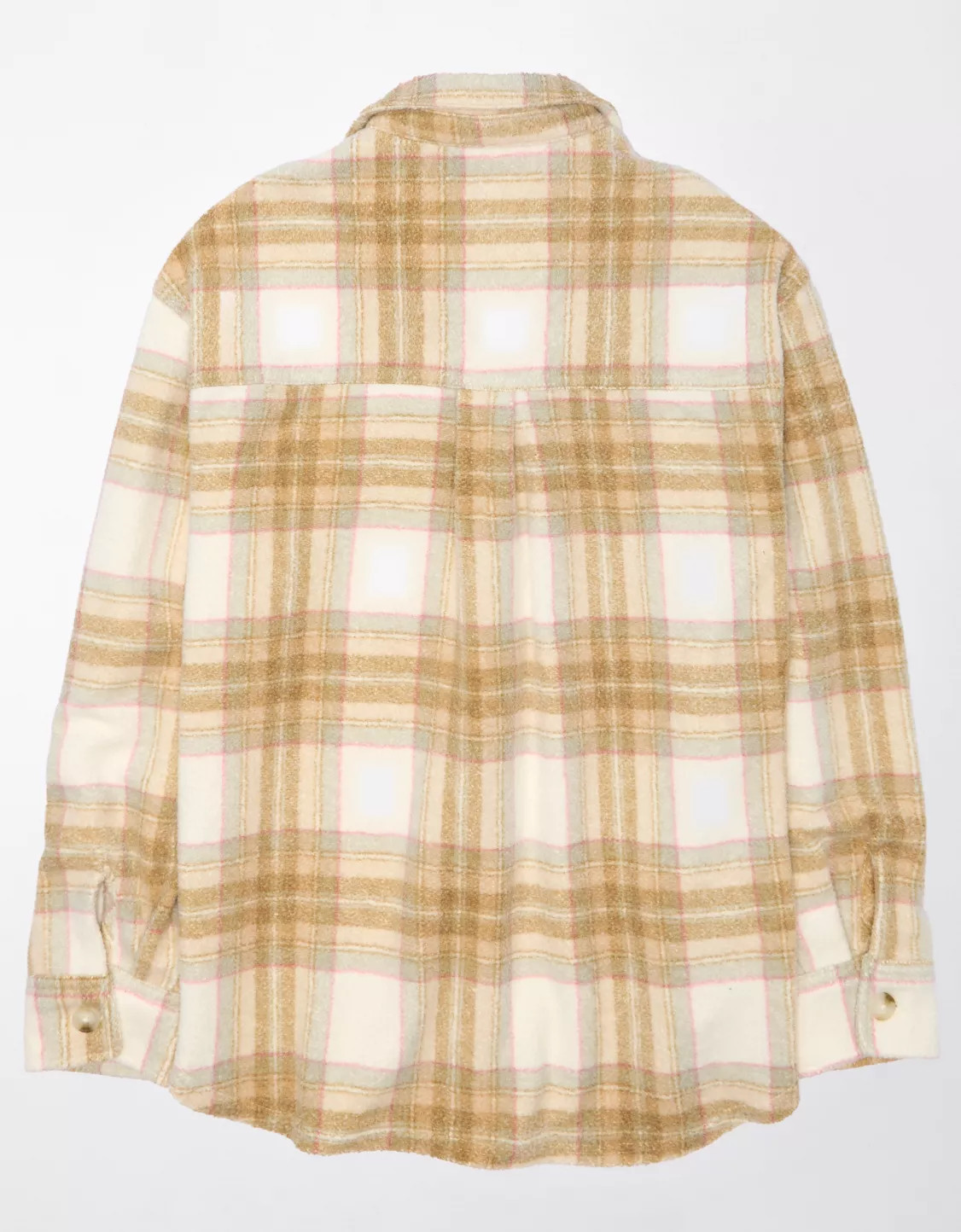 AE Plaid Fleece & Love Shacket | American Eagle Outfitters (US & CA)