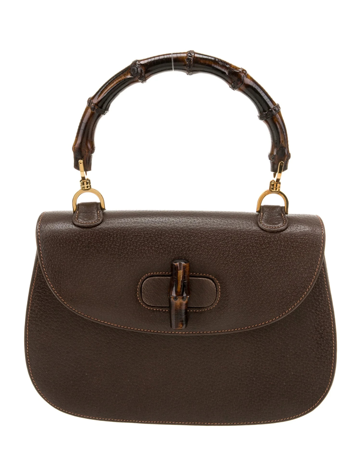 Bamboo Top Handle Bag Vintage | The RealReal