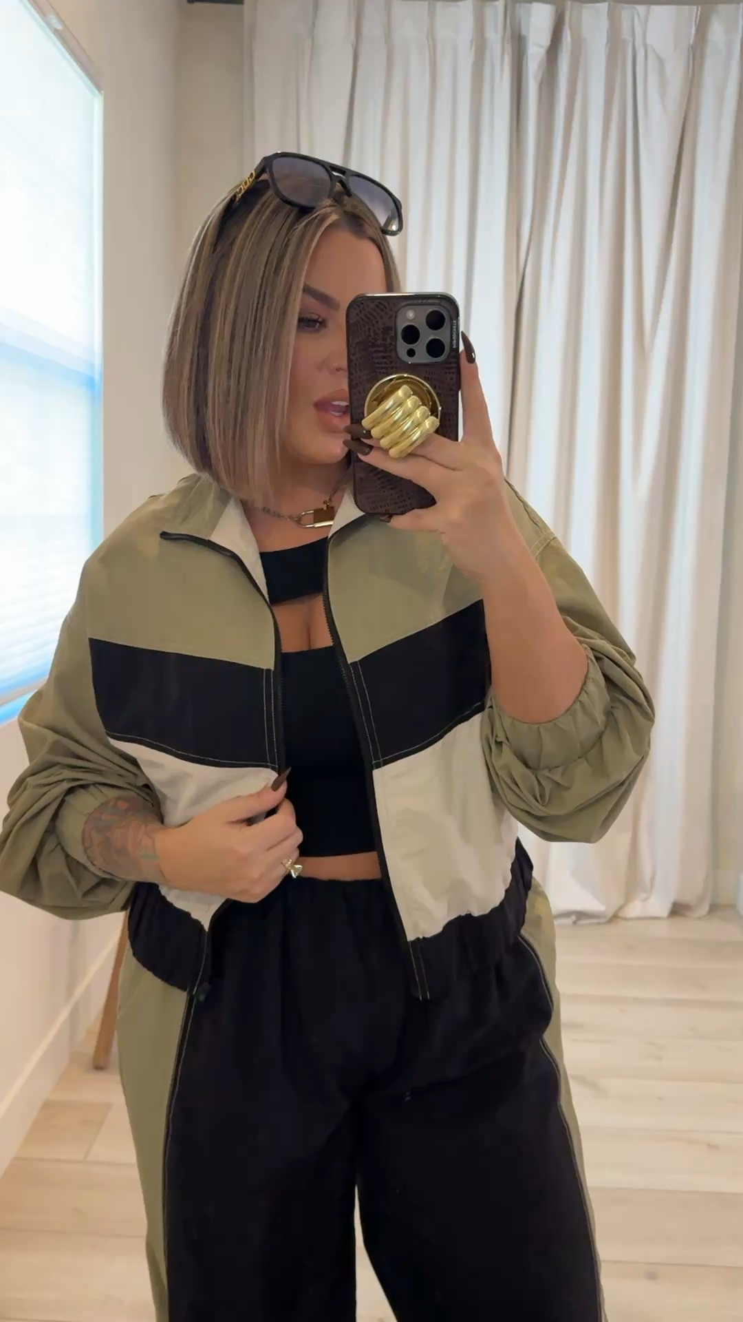 Tank is old no link I’m sorry.

Set size 12 in both pieces

I also linked the rest of the items I got and loved