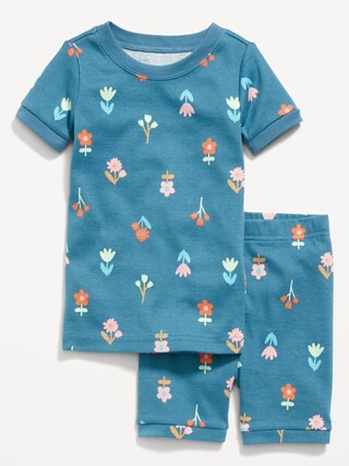 Unisex Snug-Fit Printed Pajama Set for Toddler & Baby | Old Navy (US)