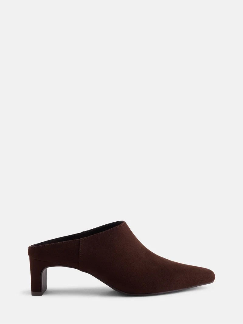 Scenario Women's Slip On Heeled Mules | Walmart (US)