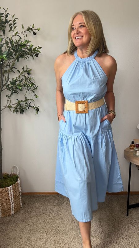 Loving this blue!  Under $40 

Walmart, spring dress, wedding guest dress

#LTKfindsunder50 #LTKover40 #LTKSeasonal
