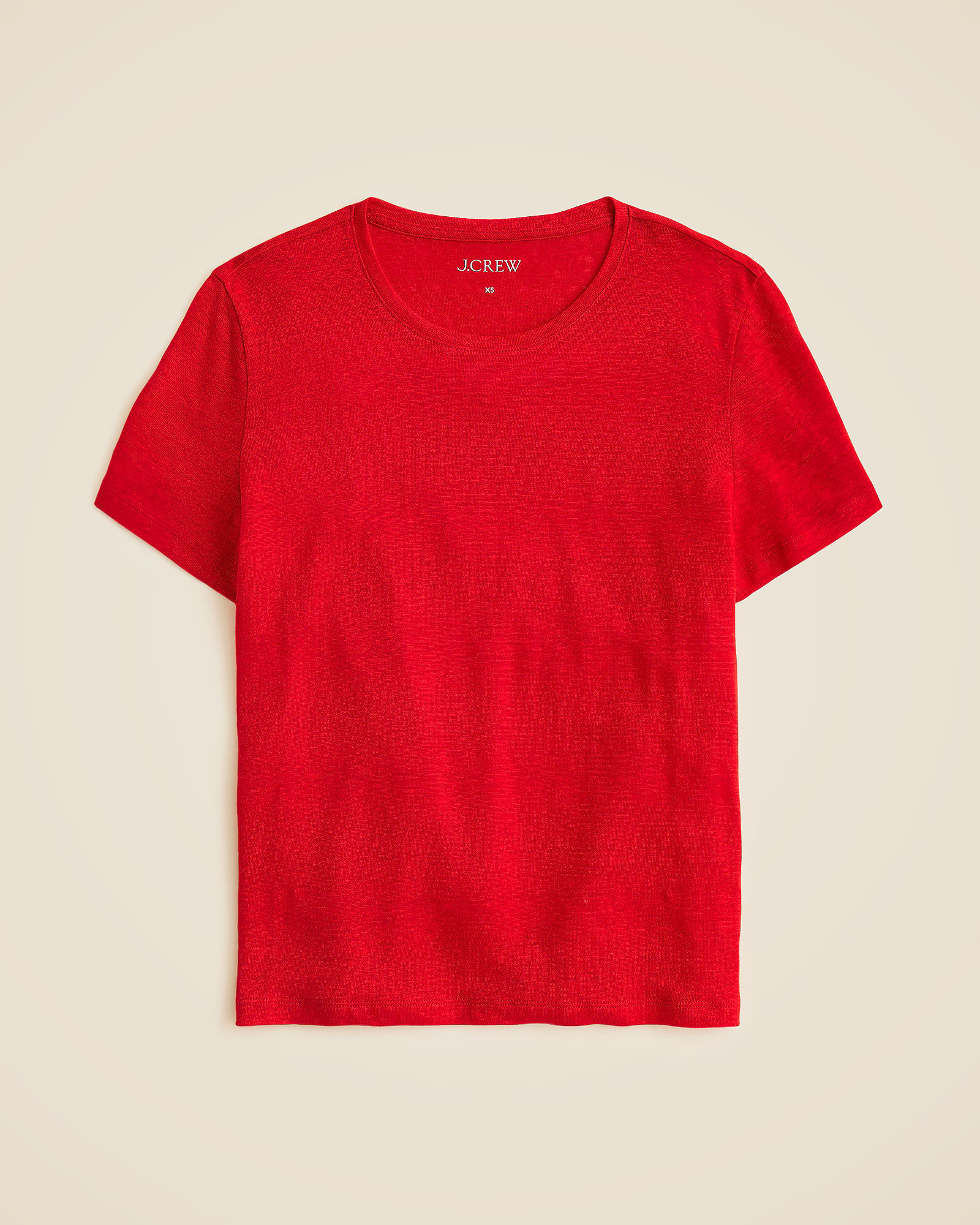 New relaxed linen T-shirt | J. Crew US