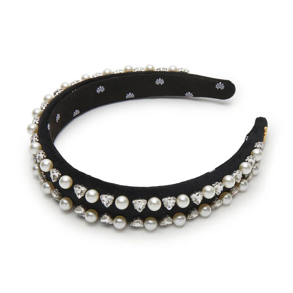 JET CHARLOTTE GEO CRYSTAL PEARL HEADBAND | LELE SADOUGHI