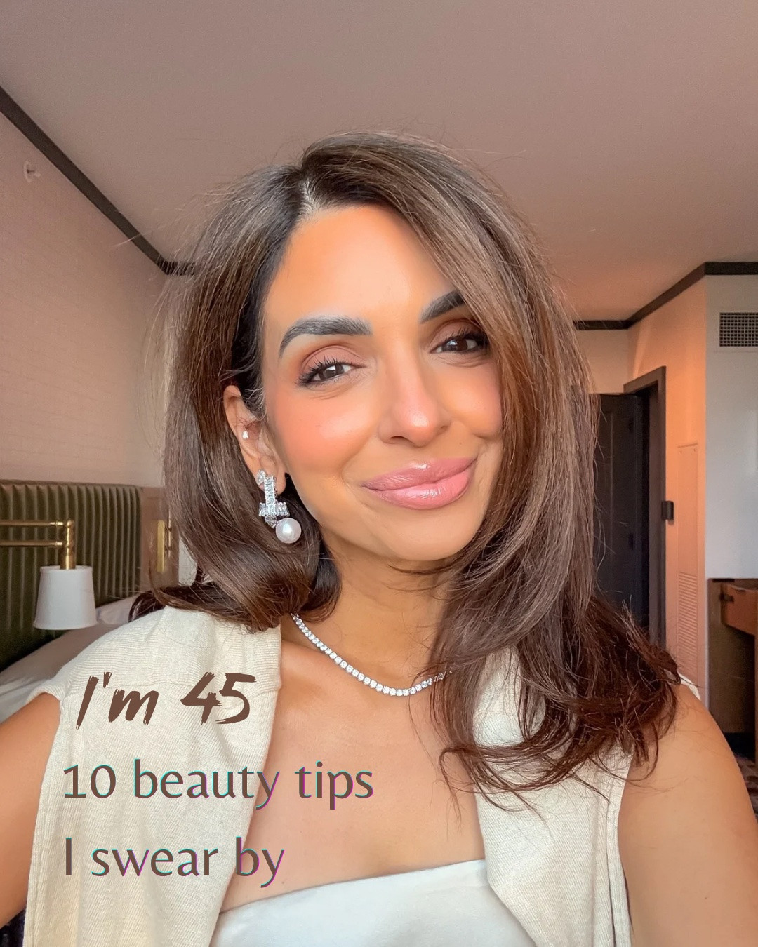 I'm 45 & these are beauty tips I swear by!
1) whitening eye drops - I love these and they work instantly!
2) this vitamin C oil brightens and gives such a nice glow
3) using my air wrap to redirect the front of my hair and & adding a Velcro roller helps give my hair the perfect swoop!
4) use this glow tint alone or under your favorite foundation/ I use shade 7
5) the Armani foundation is a 10/10 for mature skin, I use shade 6.25
6) I use this color corrector prior to concealer, it helps correct dark circles & shade medium is what I use 
7) I love the way this contour stick blends, so so easy to use. 
8) this blush on repeat! Shade 2 has been my go to 
9) this translucent setting powder is one of the most mature friendly powders out there. Just a little around my t zone for the perfect velvety finish!

#LTKBeauty #LTKOver40