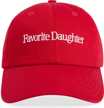 Favorite Daughter Classic Logo Cotton Twill Baseball Cap | Nordstrom | Nordstrom