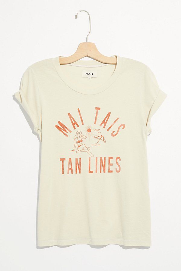 Mai Tai's Tee by MATE The Label at Free People, Bone, S | Free People (Global - UK&FR Excluded)