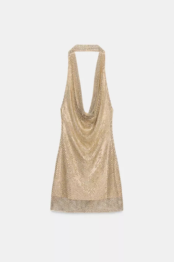 VESTITO HALTER LUMINOSO | Zara IT