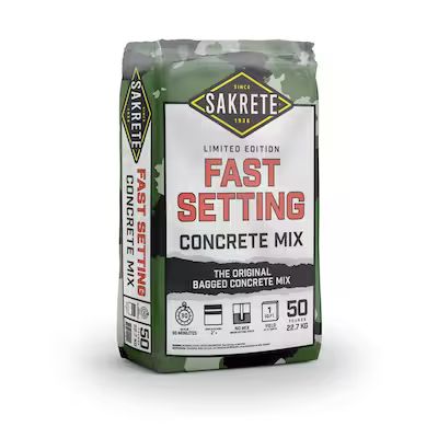 Sakrete 50-lb Fast Setting Concrete Mix | Lowe's