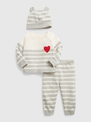 Baby Stripe Sweater 3-Piece Outfit Set | Gap (US)