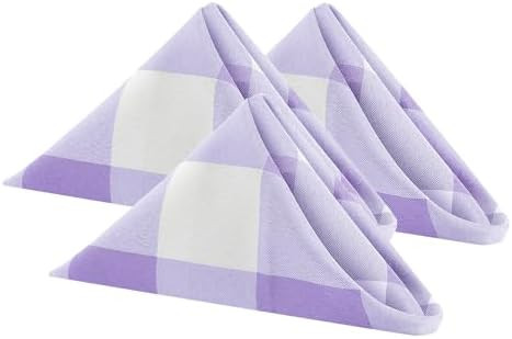 Buffalo Plaid Table Napkins Set of 12 Checkered Cloth Napkins 17x17 inch Washable Dinner Gingham ... | Amazon (US)