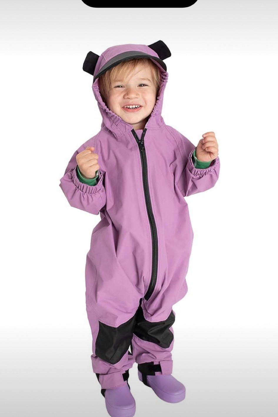 Gus came home one time asking for a muddy buddy. The best thing ever. Great for rainy days and you could also throw over a jacket when it’s colder out.