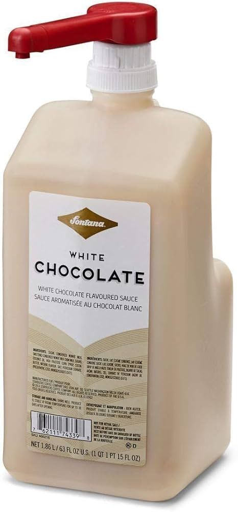 Fontana White Chocolate Mocha Sauce, 63 fl oz | Amazon (US)
