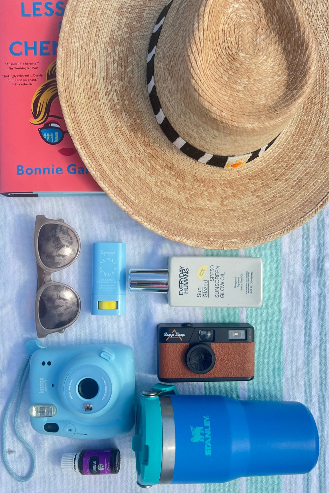 My tried and true beach bag essentials 🌊☀️all are self explanatory except for the lavender oil: this is the only oil I have kept stocked past my oil era- my kids inevitably start burning from something in the water and this nips it in the bud immediately! Life save! 

#LTKTravel #LTKFamily #LTKSwim