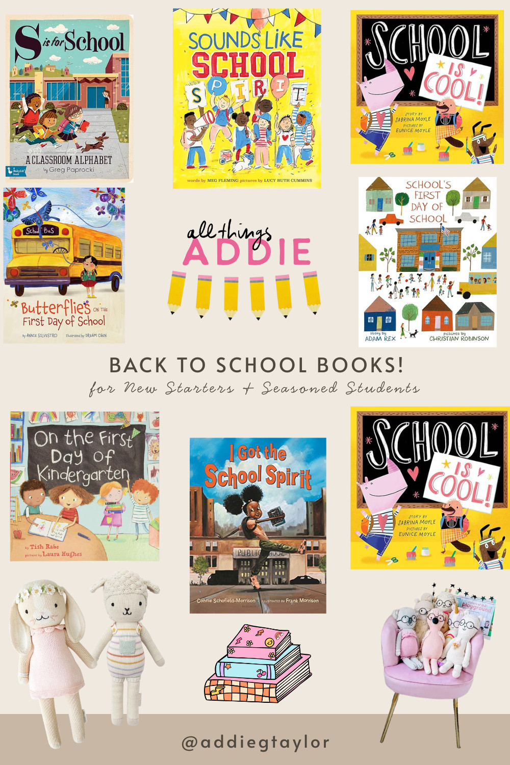 Back-To-School Books! Perfect to get your littles ready for the school year!  

 