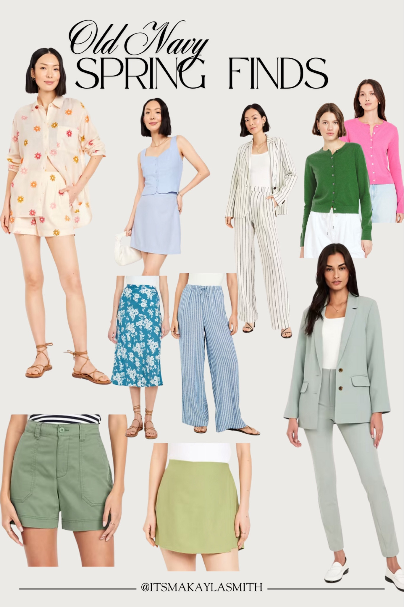 Spring suits, spring tops, and spring skirts / shorts from Old Navy. XS-4X

#LTKSeasonal #LTKSaleAlert #LTKPlusSize