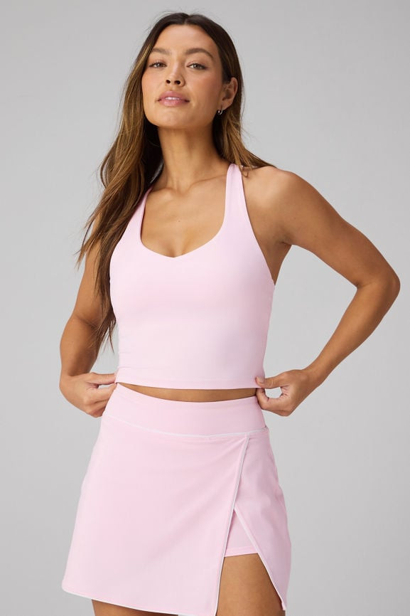 Anywhere Cropped Built-In Bra Tank | Fabletics