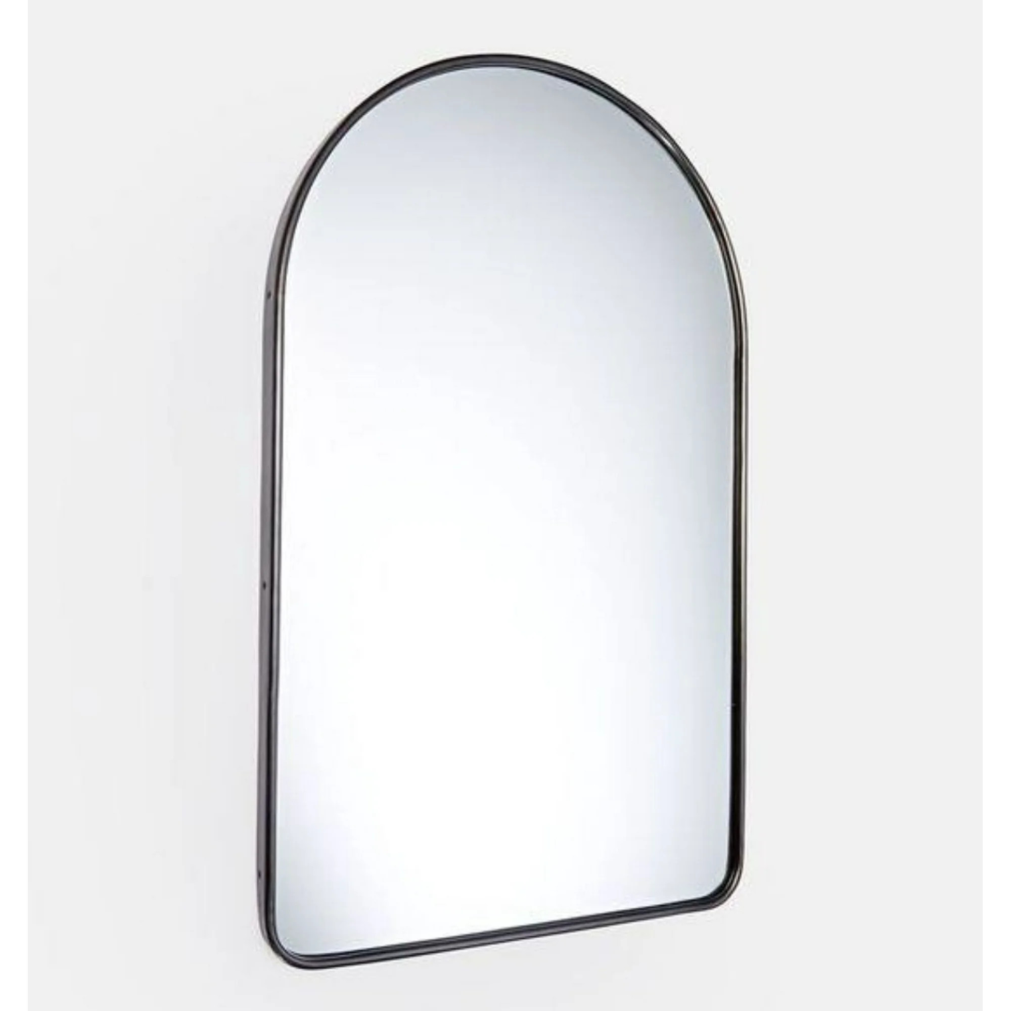 Belham Living Black Arched Metal Framed Wall Mirror | Walmart (US)